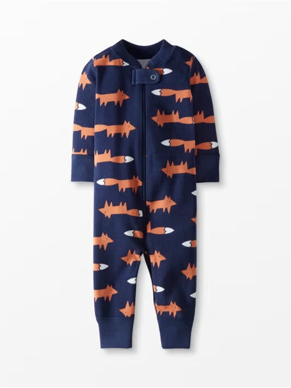 Hanna Andersson Fox Sleeper Pajama Onesie Organic Cotton